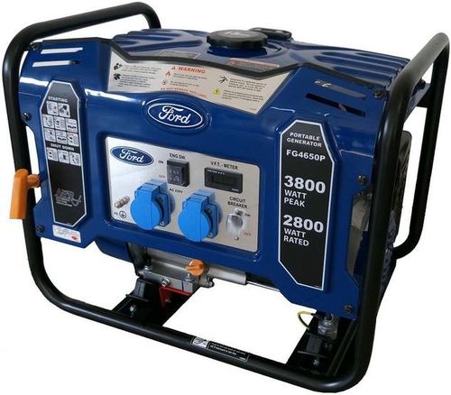 Generator curent electric ford tools fg4650p, 3800w, 230v, avr inclus, motor benzina