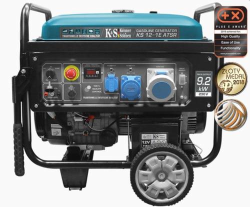 Generator curent electric könner & söhnen ks 12-1e atsr, 18.5 cp, benzina (albastru/negru)
