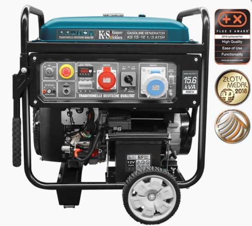 Generator curent electric könner & söhnen ks 15-1e 1/3 atsr, 22 cp, benzina, sistem inteligent de stabilizare a tensiunii avr, sistem vts (albastru/negru)