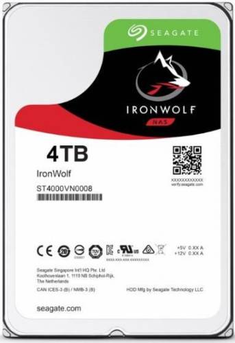 Hdd desktop seagate ironwolf, 4tb, sata iii 600, 64 mb buffer