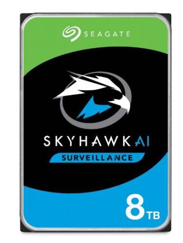 Hdd seagate skyhawk ai, 8tb, 7200 rpm, sata-iii, 256mb