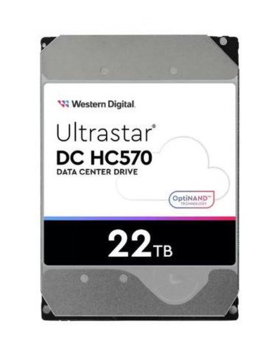 Hdd server western digital ultrastar dc hc570 wuh722222ale6l4, 22tb, 512mb, 7200 rpm, sata 6gb/s, 3.5inch