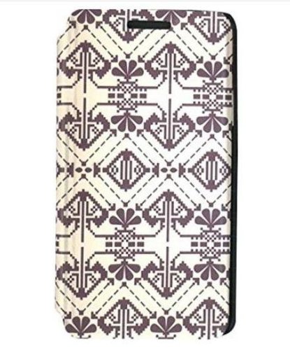 Husa book cover tellur tll111701 pentru huawei p8 (negru/alb)