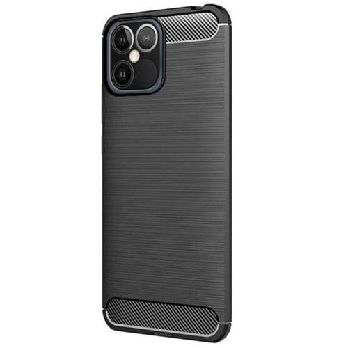 Oem Husa compatibila cu iphone 12 pro max carbon flexibil (negru)