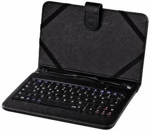 Husa cu tastatura hama u6050467 pentru tablete de 7 inch (negru)