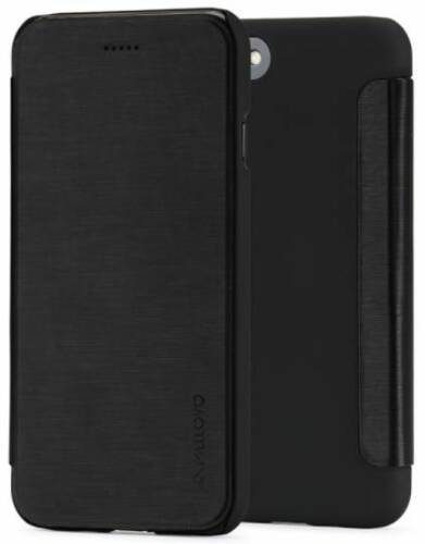 Husa meleovo smart flip pentru iphone 8 plus (negru)