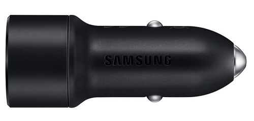 Incarcator auto usb Samsung ep-l1100nbegww, 2 x usb, 2a, fast charge (negru)