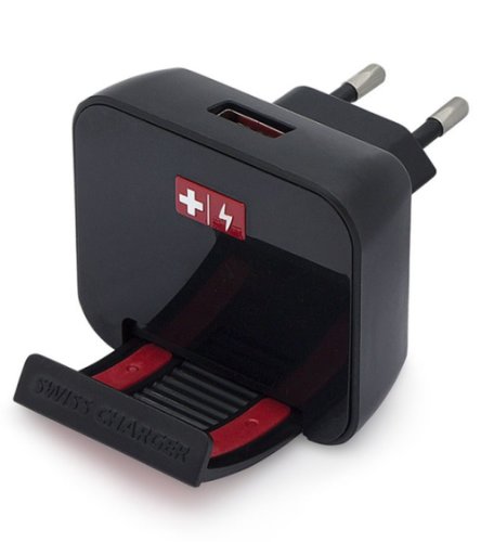 Swiss-charger Incarcator retea swiss charger swisssch20011 pentru iphone 4 (negru)