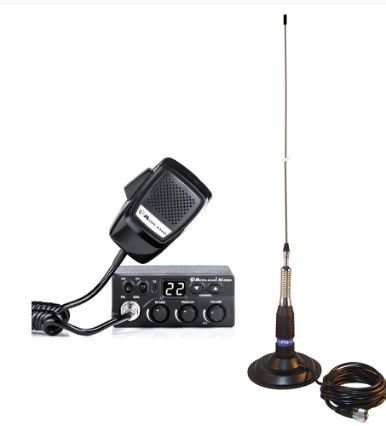 Kit statie radio cb midland m zero plus + antena pni ml160 cu magnet