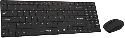 Kit tastatura si mouse esperanza liberty ek122w (negru)