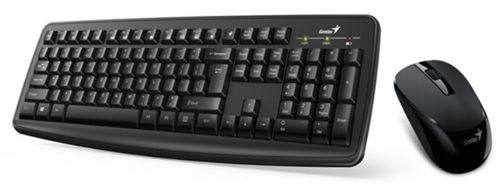 Kit tastatura si mouse genius smart km-8100 wireless (negru)