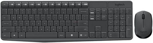 Kit tastatura si mouse logitech combo mk235 (negru)