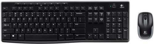 Kit tastatura si mouse logitech mk270 (negru)