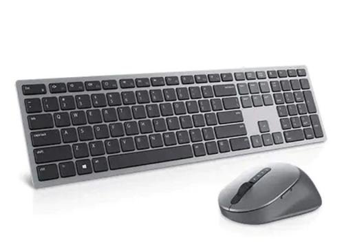 Kit tastatura si mouse wireless dell premier km7321w, layout us intl (gri)