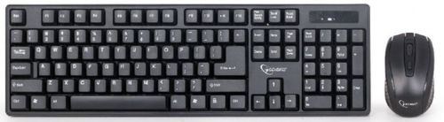Kit tastatura si mouse wireless gembird kbs-w-01 (negru)