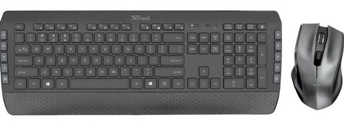 Kit tastatura si mouse wireless trust tecla 2 (negru)