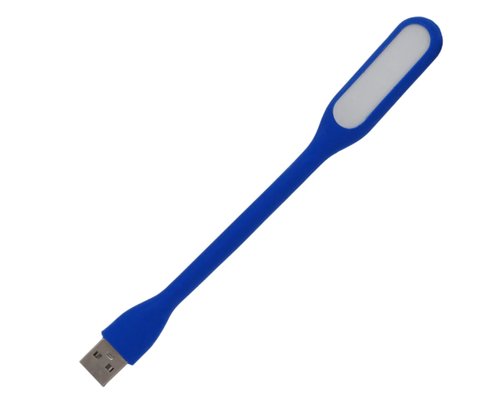 Lampa light led spacer spl-led-bl, pentru laptop, flexibila, usb, albastru