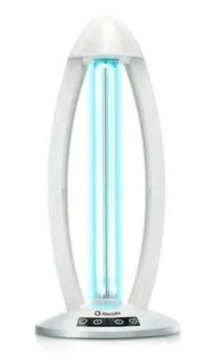 Lampa sterilizare cu uv-c alecoair l30tower, telecomanda, pentru 30 mp (alb)