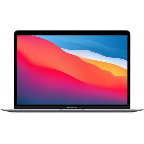 Laptop apple macbook air (procesor apple m1 (12m cache, up to 3.20 ghz), 13.3inch, retina, 16gb, 256gb ssd, integrated m1 graphics, mac os big sur, layout ro, gri)