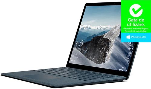 Laptop microsoft surface notebook (procesor intel® core™ i7-7600u (4m cache, up to 3.90 ghz), kaby lake, 13.5inchhd, 8gb, 256gb ssd, intel hd graphics 620, win10s)