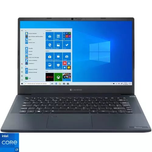 Laptop toshiba tecra a40-j-10w, procesor intel core i7-1165g7, 14'' full hd, 16gb, 512gb ssd, intel iris xe graphics, windows 10 pro, albastru