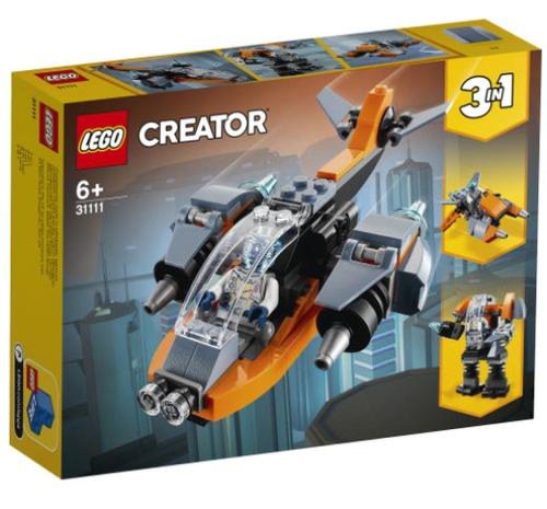Lego® creator 3 in 1 drona cibernetica 31111