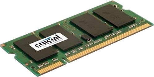 Memorie laptop crucial so-dimm ddr2, 1x2gb, 800mhz (cl6)