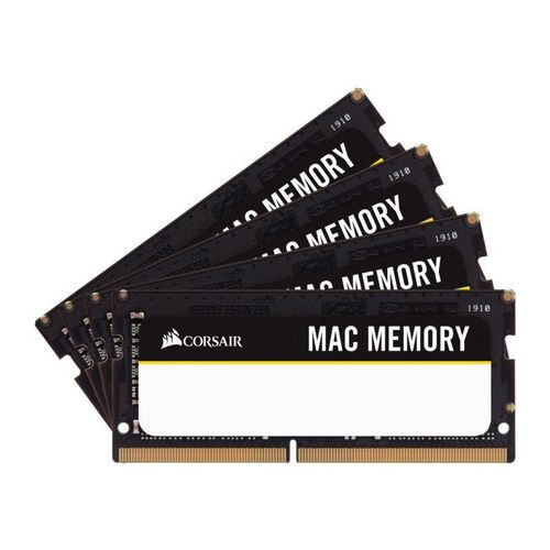 Memorii laptop corsair mac, 64gb(4x16gb), ddr4, 2666mhz, cl18, 1.2v, quad channel kit
