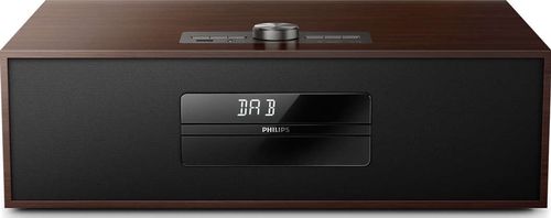 Micro sistem audio philips btb4800/12, bluetooth, cd/mp3 player, radio fm (negru/maro)