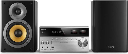 Micro sistem audio philips btb8000/12, bluetooth, usb, cd/mp3 player, 150 w (negru/argintiu)
