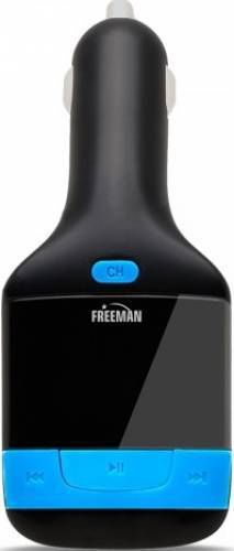Modulator fm freeman 60, telecomanda (negru/albastru)