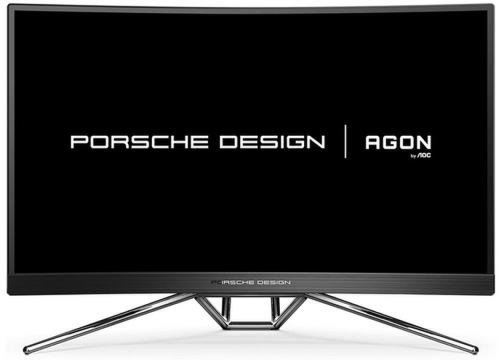 Monitor gaming va led aoc 27inch pd27 porsche design, agon series, qhd (2560 x 1440), hdmi, displayport, boxe, 240 hz, 0.5 ms (negru)
