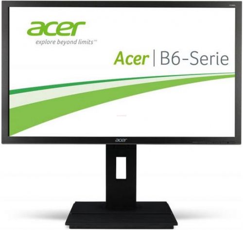 Monitor ips led acer 23.8inch b246hylaymidr, full hd, hdmi, dvi, 6ms, displayport, boxe (negru)