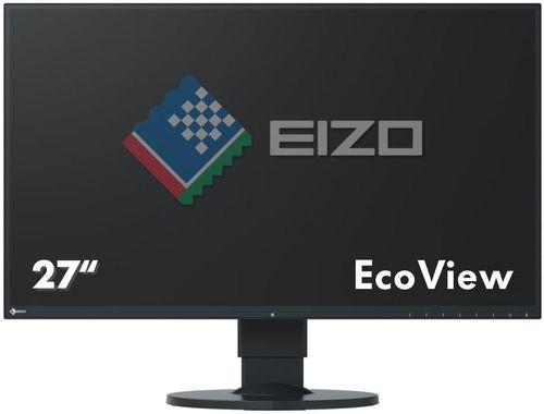 Monitor ips led eizo 27inch flexscan ev2750, wqhd (2560 x 1440), hdmi, dvi-d, displayport, 5ms gtg, boxe, pivot (negru)