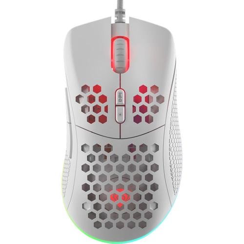 Mouse gaming genesis krypton 550, iluminare rgb, usb (alb) 