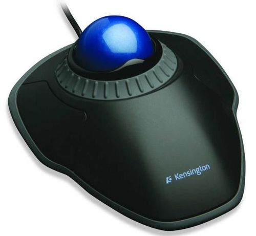 Mouse kensington trackball (negru/albastru)