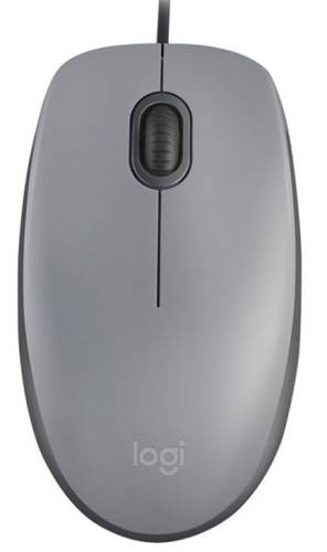 Mouse logitech m110 silent, 1000 dpi, optic (gri)