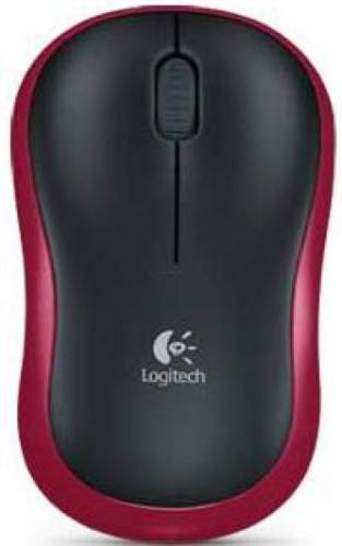Mouse logitech optic wireless m185 (rosu)