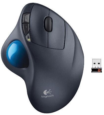Mouse logitech wireless trackball m570 (negru)
