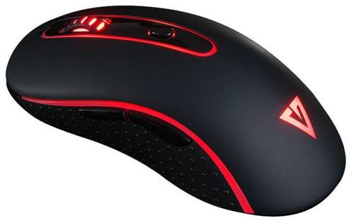 Mouse modecom gaming vulcano (negru/rosu)