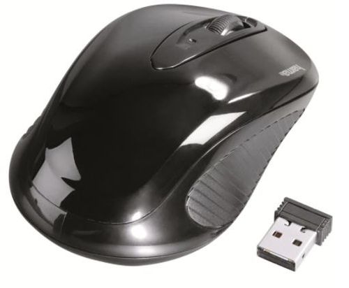 Mouse optic hama am-7300, wireless (negru)