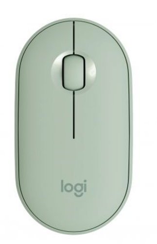 Mouse optic wireless logitech pebble m350, usb (verde)
