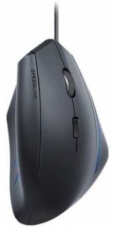 Mouse vertical speedlink manejo, ergonomic, 1600 dpi (negru)