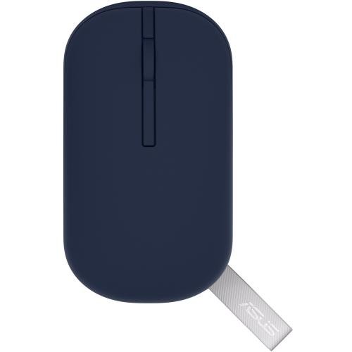 Mouse wireless asus md100, 1600 dpi (albastru)