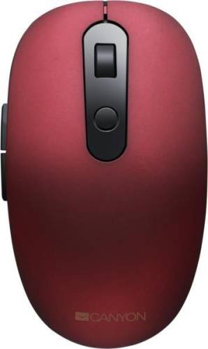 Mouse wireless canyon 2 in 1, bluetooth/usb, 1600 dpi (rosu)