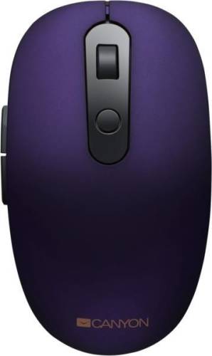 Mouse wireless canyon 2 in 1, bluetooth/usb, 1600 dpi (violet)