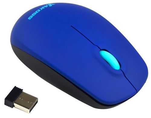 Mouse wireless optic vakoss tm-741ub, 1000 dpi, usb (albastru)