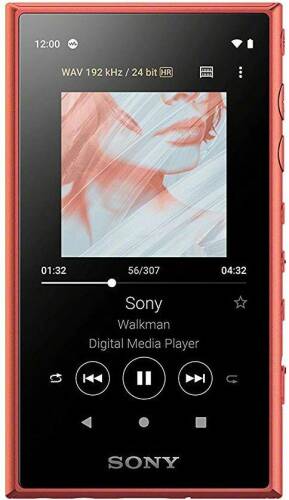 Mp4 player sony walkman nw-a105d, hi-res audio, android 9.0, ecran hd tactil, bluetooth, nfc, wi-fi, autonomie 26 ore, ldac, 16gb (portocaliu)