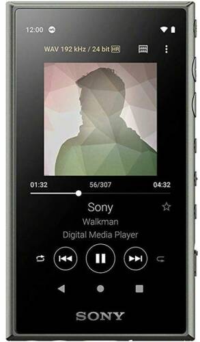 Mp4 player sony walkman nw-a105g, hi-res audio, android 9.0, ecran hd tactil, bluetooth, nfc, wi-fi, autonomie 26 ore, ldac, 16gb (verde)