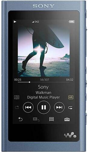 Mp4 player sony walkman nw-a55ll, hi-res audio, ecran tactil, bluetooth, nfc, autonomie 45 ore, ldac, 16gb (albastru)
